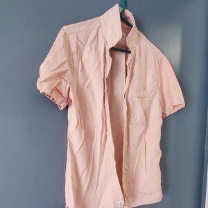 Hollister sz small Mens button down shirt pink